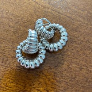 John Hardy Door Knocker Earrings.